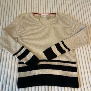 Vintage 90s Knit Sweater Retro Grandma Indie Academia Medium